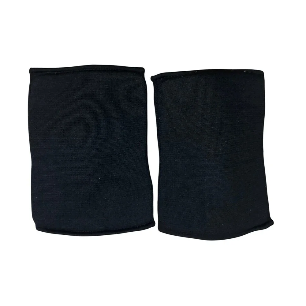 Black‎ Elastic Wrist Brace Support Sleeves Pair Compression